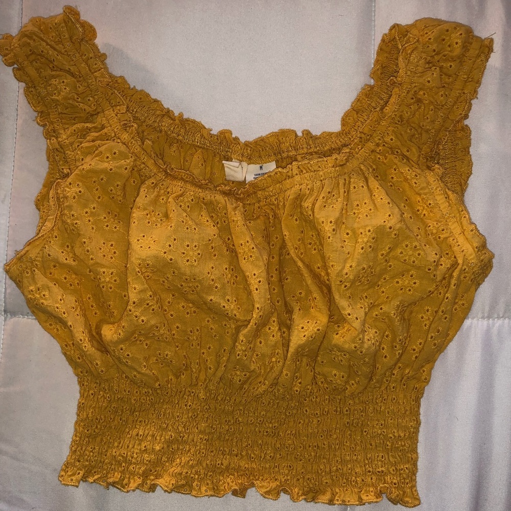 Golden Sun Crop Top